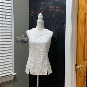 White dressy shirt from Banana Republic